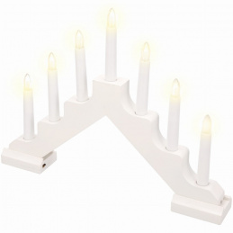 Božićni svijećnjak 7 LED - timer