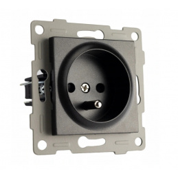 Crna utičnica s klinom