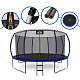 Aga SPORT EXCLUSIVE Trampolin 430 cm Tamno plava + zaštitna mreža + ljestve
