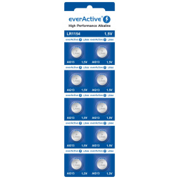 Aga Baterije EverActive Alkaline G13 LR44 LR1154 10 komada