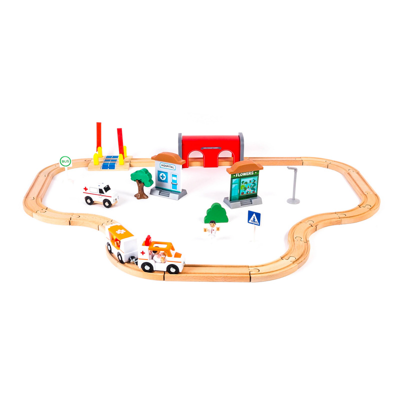 Aga4Kids Drvena željeznička staza DS5647