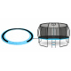 Aga Pokrivač za opruge za trampolin EXCLUSIVE 500 cm Svijetloplavi/Crni