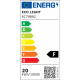 LED stropna svjetiljka crna TOR-202C - IP65 - 20W - neutralno bijela