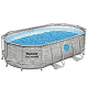 Power Steel Swim Vista bazen s prozorom 427x250x100 14x8FT BESTWAY 7in1
