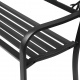Aga Metalna vrtna klupa MR2045 127x60x89 cm