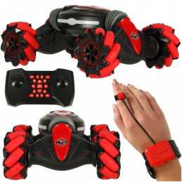 Aga Kaskaderski RC auto 360° crvena