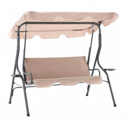 Aga Vrtna ljuljačka 170x110x153 cm Bež