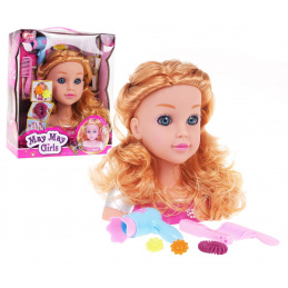 Plava Glava za Stiliziranje + Pribor