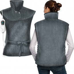 Tresko Električna grijaća deka za leđa i vrat Siva