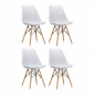 Aga 4x Blagovaonska stolica MR2035 Bijela