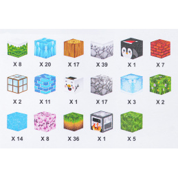 Set kockica, magnetske kockice 384 kom.