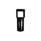 Aga T-komad za trampolin EXCLUSIVE 250 cm - 366 cm Crni
