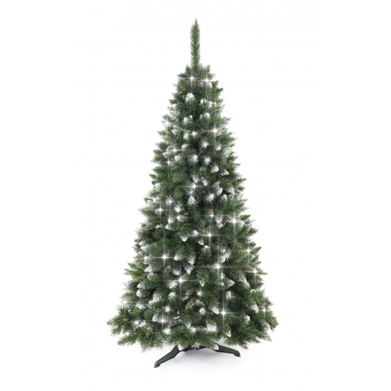 Aga Božićno drvce Bor 150 cm Crystal srebrna