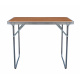 Aga Sklopivi kamping stol 70x50x60 cm Smeđi