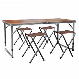 Aga kamping sklopivi set smeđi 6DAZ684 - II. KLASA