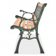 Aga Vrtna klupa MR2012 125x52x73 cm