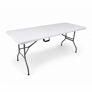 Aga Vrtni sklopivi stol 180x74x74 cm Bijeli