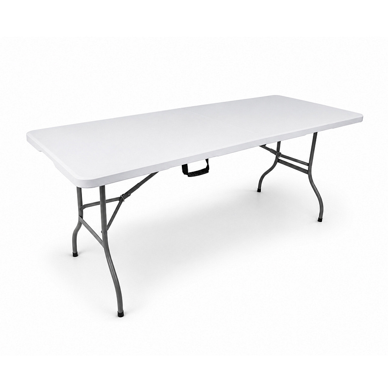 Aga Vrtni sklopivi stol 180x74x74 cm Bijeli