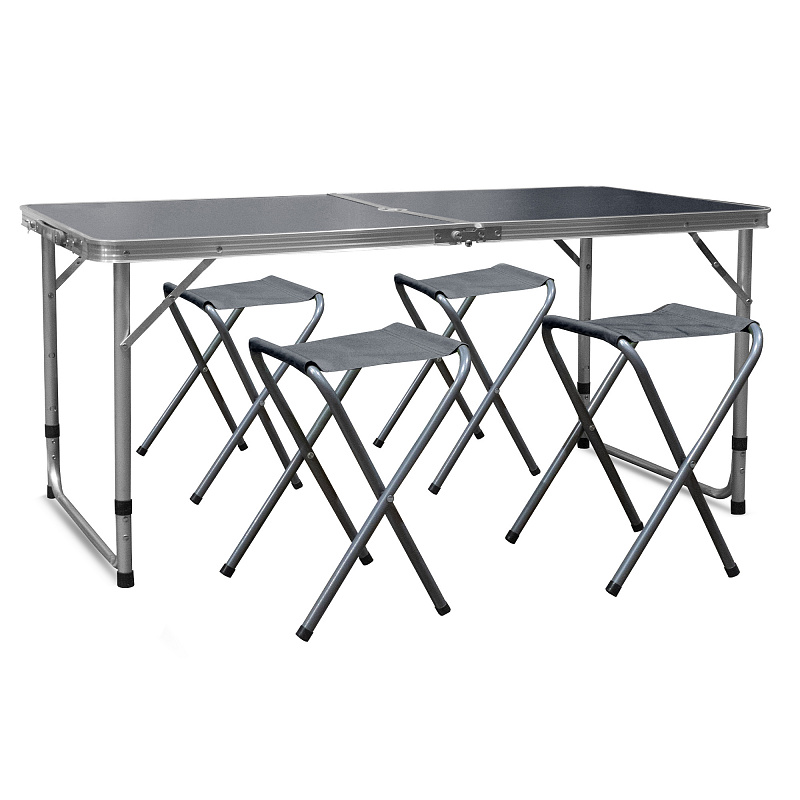 Aga kamping sklopivi set sivi 6DAZ628 - II. KLASA