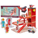 Aga Dječja drvena garaža GANAO - Vatrogasna postrojba