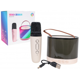 Set Karaoke Mikrofon + Osvijetljeni Zvučnik