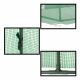 Aga Vrtni tunel 300x80x45 cm