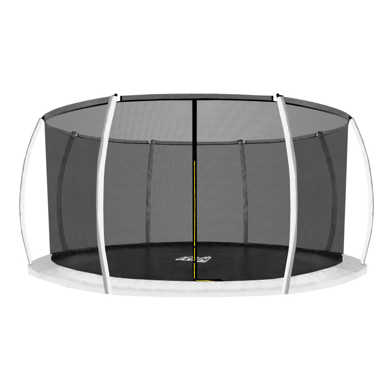 Aga Unutarnja zaštitna mreža 366 cm za 8 stupova Crna (krug)