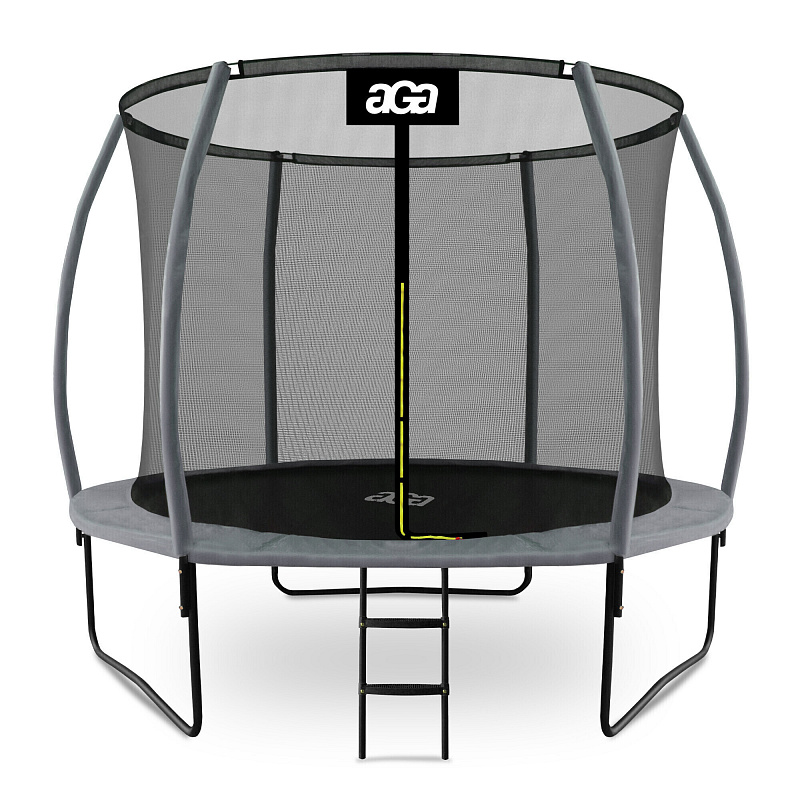 Aga SPORT EXCLUSIVE Trampolin 305 cm Siva + zaštitna mreža + ljestve