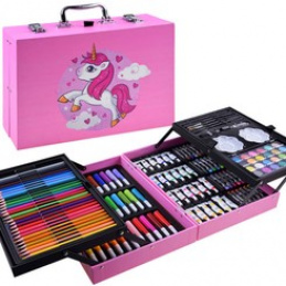 Umjetnički set boja u kovčegu 147 dijelova AP0002