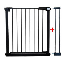 CRNA SIGURNOSNA VRATA S1 za stepenice, vrata 79-94 cm zaštitna s napinjanjem