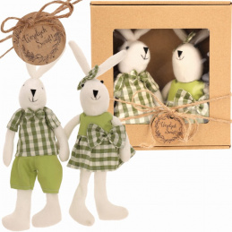 Par zečića za Uskrs u ukrasnom pakiranju