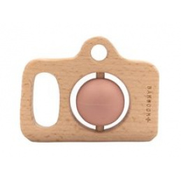 BAMBOOM Fotoaparat drvo&silikon Ružičasti 4m+