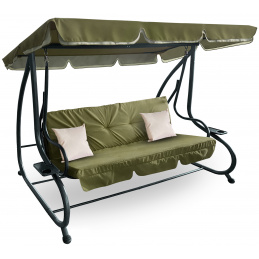 Aga Vrtna ljuljačka 2u1 GRANDLUX XXL Maslinasta