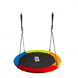Aga Viseća ljuljačka krug 110 cm Četverobojna
