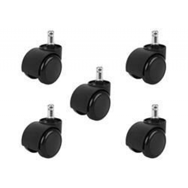 Kotači uredske stolice - 5 kom - crna