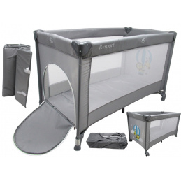 R-Sport Sklopivi putni krevetić K1 Siva