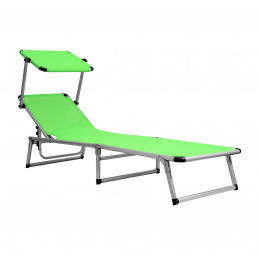 Aga Vrtni podesivi ležaljka GARDEN EXCLUSIVE MC372310LG Lime Green