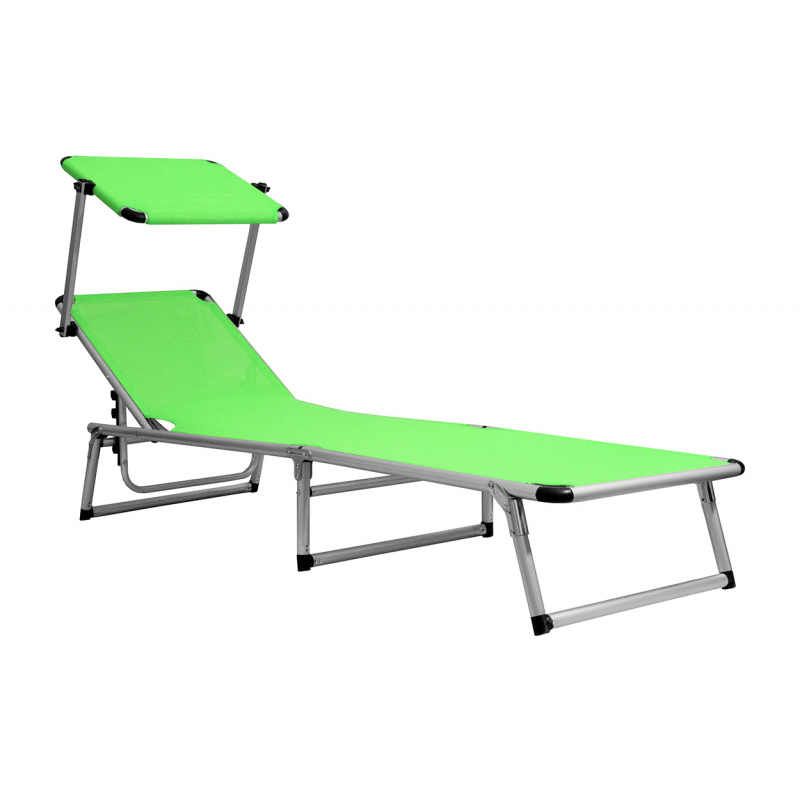 Aga Vrtni podesivi ležaljka GARDEN EXCLUSIVE MC372310LG Lime Green