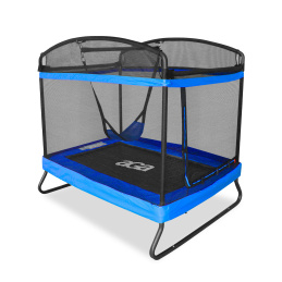 Aga Pravokutna trampolina 122x183 cm Tamno plava