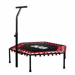 Aga FITNESS Trampolin 130 cm Crvena + ručka