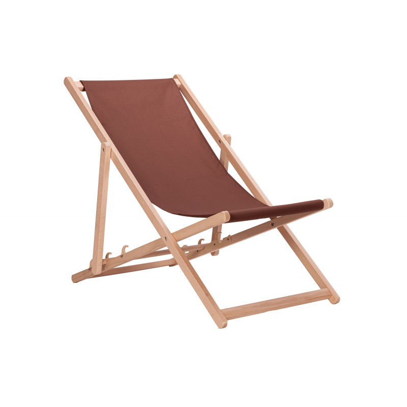 Aga Drvena sklopiva ležaljka Smeđa