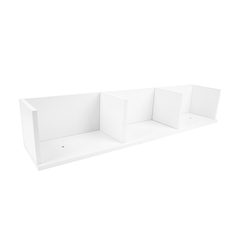 Aga Zidna polica 79x15x16 cm Bijela - 6DAZ151 - II. KVALITETA