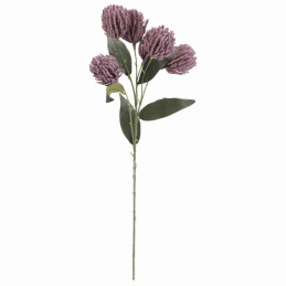 Umjetna biljka Grančica s 6 cvjetova ljubičasta 53 cm visine KAO ŽIVA