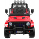 Terensko vozilo Raptor Drifter Red + Daljinski upravljač + Pogon 4x4 + Prostor za pohranu + Spori start + MP3 LED dioda