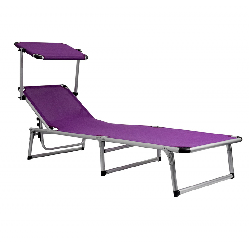 Aga Vrtni podesivi ležaljka GARDEN EXCLUSIVE MC372310L Lila