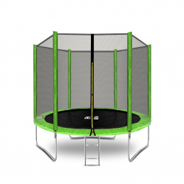 Aga SPORT TOP Trampolin 250 cm Svijetlo zelena + zaštitna mreža + ljestve