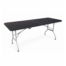 Aga Vrtni sklopivi stol 180x74x74 cm Crni