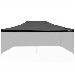 Aga Krov za prodajni štand 3x6m Crna