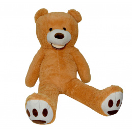 Aga4Kids plišani medvjed 130 cm svijetlosmeđi s šapama 6DZ012 - 2. Kvaliteta