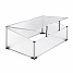 Linder Exclusiv Staklenik MC4361 100x60x30/40 cm